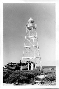 The original Bedout Island lighthouse