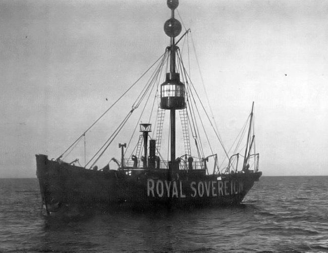 Royal Sovereign Lightship c.1920s