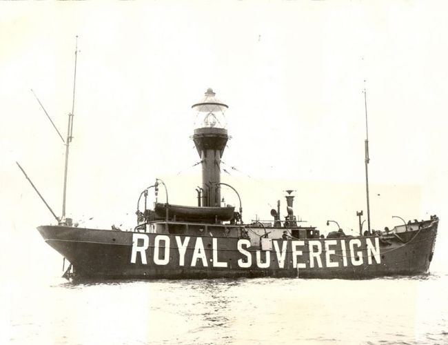 Royal Sovereign Lightship c.1927